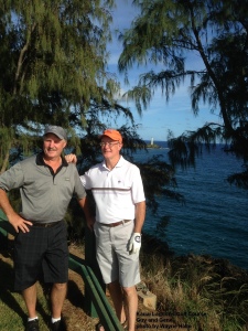Guy and Gene Guy's chip-in still had us smiling when we reached this spot.